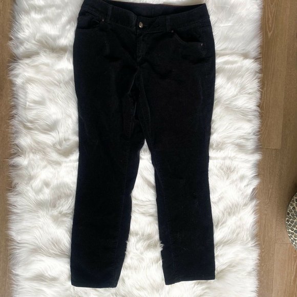 Lane Bryant black corduroy pants - Picture 4 of 6